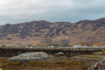 Naklejka premium Village on the Isle of Skye
