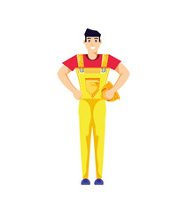 worker construction man avatar character