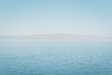 Fototapeta premium The Salton Sea, in Salton Sea Beach, California