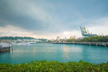 Sentosa Island in Singapore.