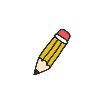 pencil doodle icon