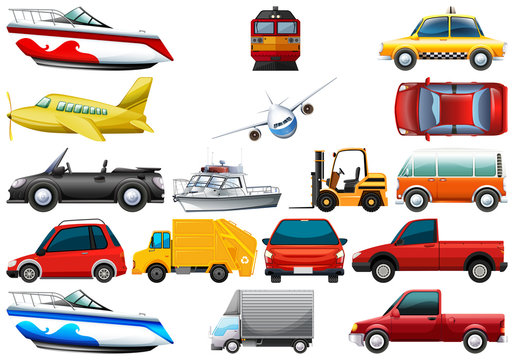 Set of transportation vehicle