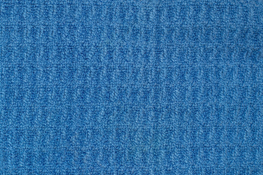 Blue wiping cloth for digital ecran on white background