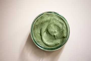 Matcha tea green yogurt bowl