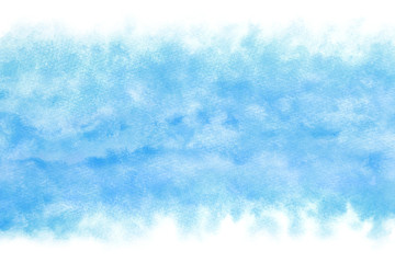 空 雲 青 夏 水彩 背景