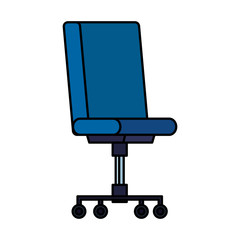 office chair isolated icon