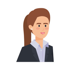 elegant businesswoman avatar character