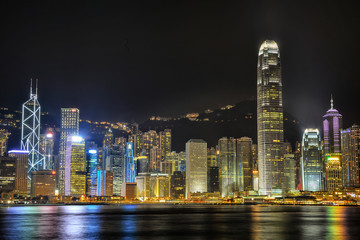 Obraz na płótnie Canvas cityscape of hong kong