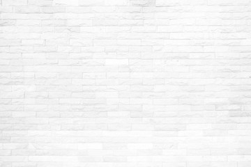 White Brick Wall Background.