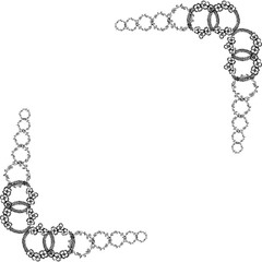 Vector illustration various style design for flower frame