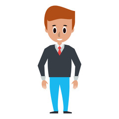 Young businessman cartoon