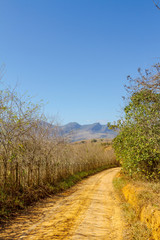 Estrada rural brasileira