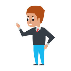 Young businessman cartoon