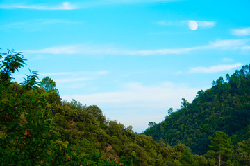 Mountains and valley