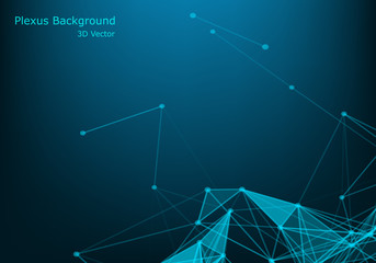 Abstract network connection background