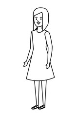 beautiful young woman character