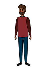 young african man avatar character