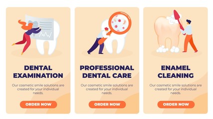 Set Dental Examination, Professional Dental Care.