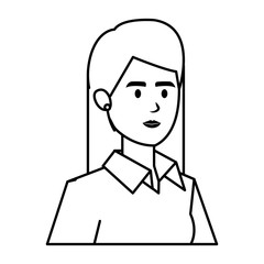 elegant businesswoman avatar character