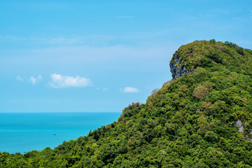 Landscape image of Mu Koh Angthong, Samui Island, Surat Thani, Thailand