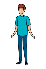 Obraz premium young man avatar character