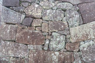 背景素材 篠山城石垣