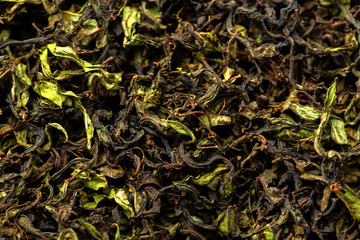 Drying and fermentation of tea willow