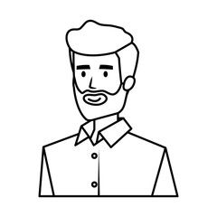 elegant businessman avatar character