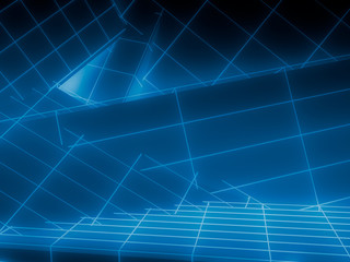 Molecule And Communication Background. Brochure or web banner design. Medical, technology, chemistry, science relative. 3D rendering