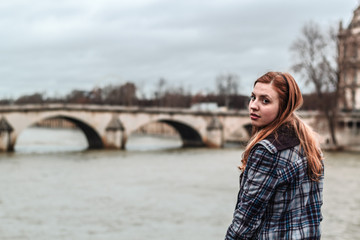 Portrait of a Girl in Paris, France - 265250023