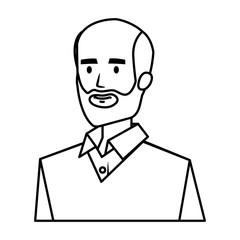 elegant businessman avatar character