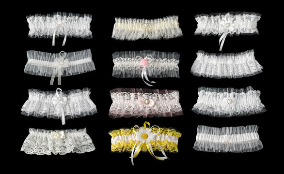 The garters for bride