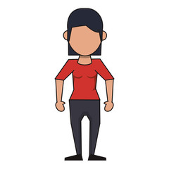 woman avatar cartoon character