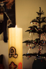 candles in church