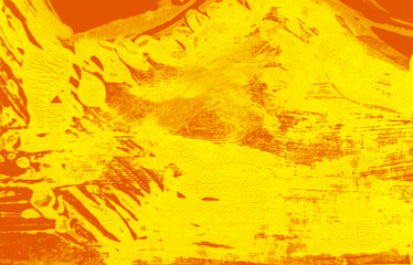 orange yellow paint brush strokes background 