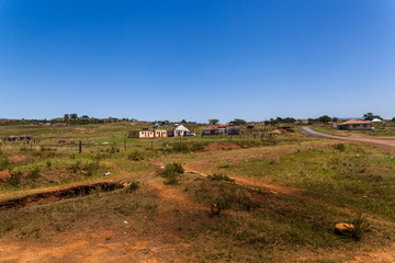 A rural village in the homelands of Kwa zulu natal near Creighton, South Africa.