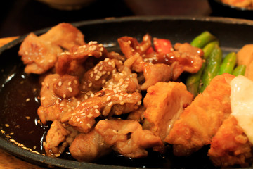 Fried Chicken in Shop, Phuket Province Thailand
