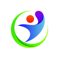 People Care Logo Vector