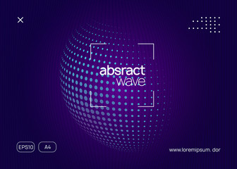 Club flyer. Dynamic fluid shape and line. Modern concert cover concept. Neon club flyer. Electro dance music. Trance party dj. Electronic sound fest. Techno event poster.