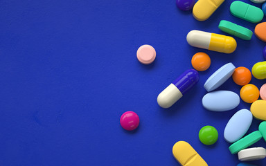 pile of colorful pills,3d rendering,conceptual image.