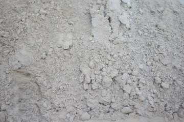 rough surface top view of grey fine sand
