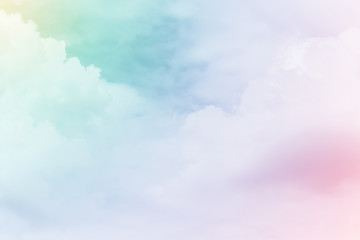 Obraz na płótnie Canvas Cloud background with a pastel colour