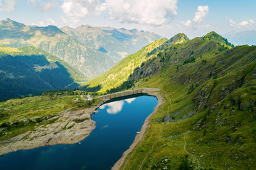 Valgerola - Valtellina (IT) - Diga di Pescegallo - vista aerea