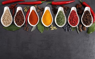 Spices and herbs.