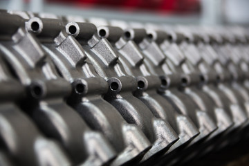 Close up of CNC machine at work