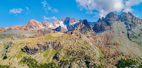 Valtellina (IT) - Vista aerea della valle presso il Rifugio Bosio