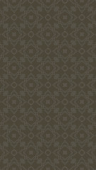 Ornate geometric pattern and two-tone abstract background