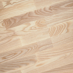 Fine natural solid valuable species of wood laminate parquet floor texture background. Wooden boards painted with natural oil, wax or mastic.
