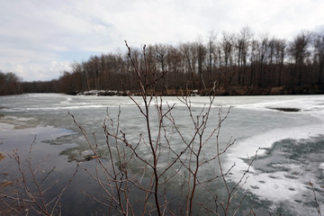 early spring on the river