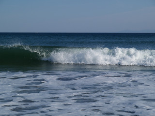 waves on the beach